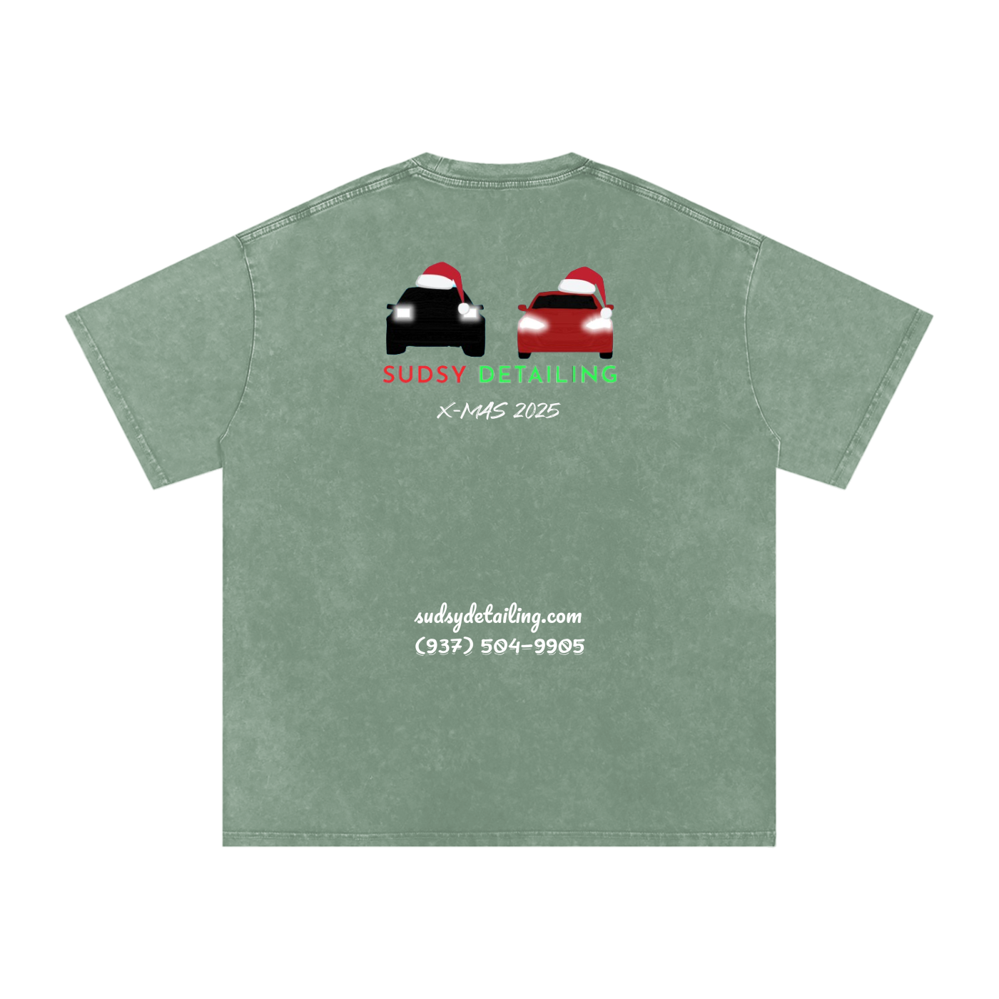 XMAS-2025! Snow Washed Oversized T-Shirt